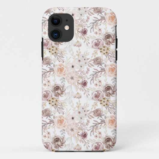 Pastel Watercolor Farbige Rose Case-Mate iPhone Hülle (Rückseite)