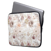 Pastel Watercolor Farbige Rose Laptopschutzhülle (Vorderseite Links)