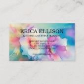Pastel Watercolor Feminine Beruflich Visitenkarte (Vorderseite)
