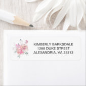 Pastel Watercolor Floral Sketch (Insitu)