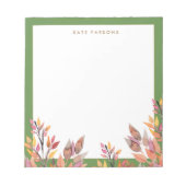 Pastel Watercolor Folipad Notepad Notizblock (Vorderseite)