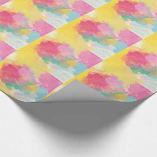 Pastel Watercolor Geschenkpapier (Ecke)