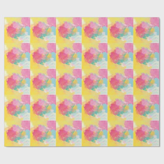 Pastel Watercolor Geschenkpapier (Flach)