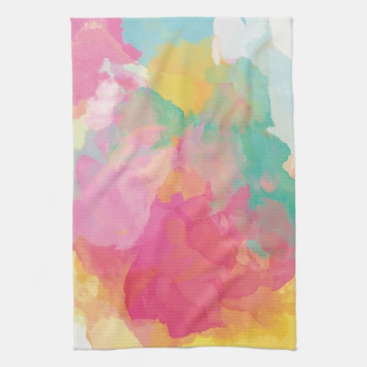 Pastel Watercolor Geschirrtuch (Vertikal)