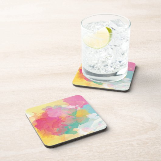 Pastel Watercolor Getränkeuntersetzer (Rechte Seite)