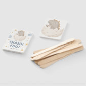 Pastel Watercolor Illustrative Babydusche Fächer (Non-assembled)