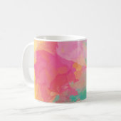 Pastel Watercolor Kaffeetasse (Vorderseite Links)