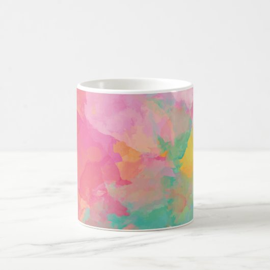 Pastel Watercolor Kaffeetasse (Mittel)