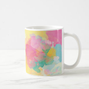 Pastel Watercolor Kaffeetasse
