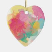 Pastel Watercolor Keramikornament (Rechts)