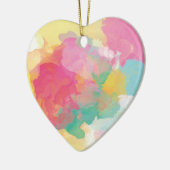 Pastel Watercolor Keramikornament (Links)