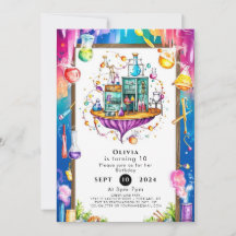 Pastel Watercolor Labrador Scientist zum Geburtsta