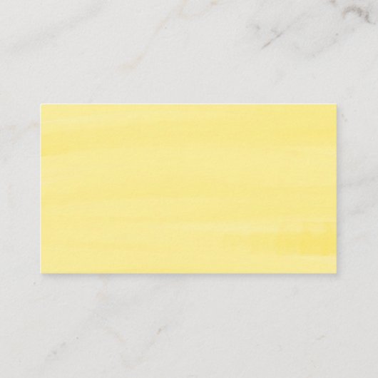 Pastel Watercolor Lemon Tree Wedding Registry Begleitkarte (Rückseite)