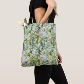 Pastel Watercolor Meadow Tote Tasche (Von Nahem)