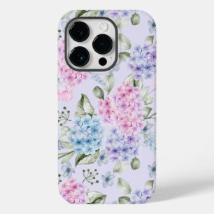 Pastel Watercolor Mixed Color Hydrangea-Blume Case-Mate iPhone 14 Pro Hülle