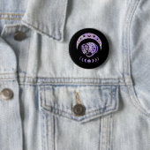 Pastel Watercolor Moon Possum Button (Beispiel)