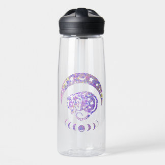 Pastel Watercolor Moon Possum Trinkflasche