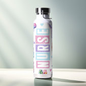 Pastel Watercolor Nurse Trinkflasche