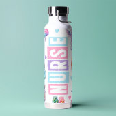 Pastel Watercolor Nurse Trinkflasche