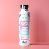 Pastel Watercolor Nurse Trinkflasche