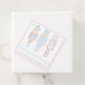 Pastel Watercolor Nutcracker Geschenketiketten Geschenkanhänger (Beispiel)