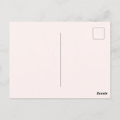 Pastel Watercolor Ostereier Hunt Brunch Budget Postkarte (Rückseite)