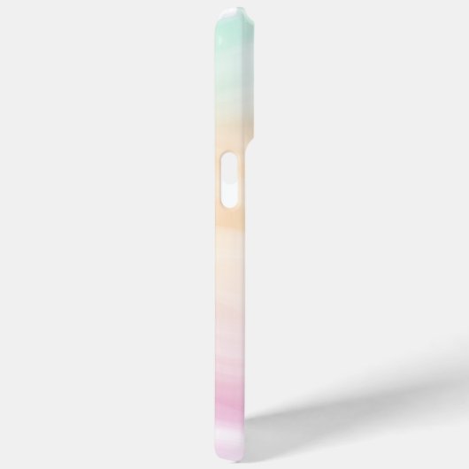 Pastel Watercolor Personalized iPhone Case (Rückseite / Rechts)