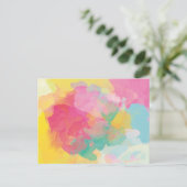 Pastel Watercolor Postkarte (Stehend Vorderseite)