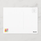 Pastel Watercolor Postkarte (Rückseite)