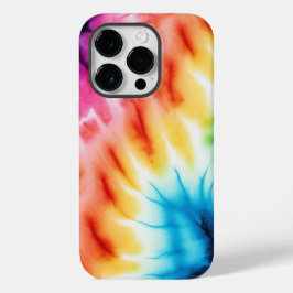 Pastel Watercolor Rainbow Gefärbte Krawatte Case-Mate iPhone 14 Pro Hülle