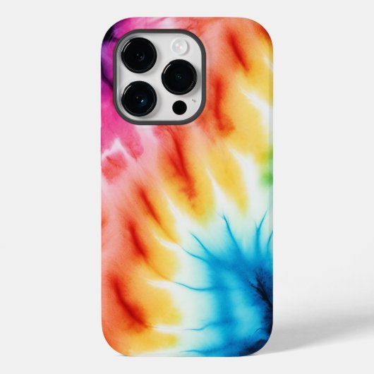 Pastel Watercolor Rainbow Gefärbte Krawatte Case-Mate iPhone Hülle (Rückseite)