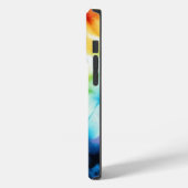 Pastel Watercolor Rainbow Gefärbte Krawatte Case-Mate iPhone Hülle (Rückseite / Links)