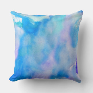 PASTEL WATERCOLOR Retro DESIGN Throw Kissen