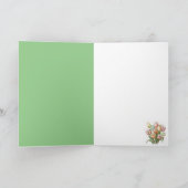 Pastel Watercolor Tulips Pastel Happy Oaster Karte (Innenseite)