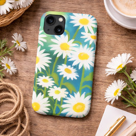 Pastel Watercolor Wild Daisies Case-Mate iPhone Hülle