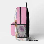 Pastel Watercolour Floral  Bedruckter Rucksack (Rechts)