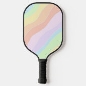 Pastel Wave Pickleball Paddle (Rückseite)