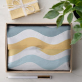 Pastel Wavy Lines  Seidenpapier (Geschenk)