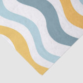 Pastel Wavy Lines  Seidenpapier (Detail)