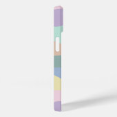 Pastel Wavy Muster Personalisiert Curvy Name Case-Mate iPhone Hülle (Rückseite / Rechts)
