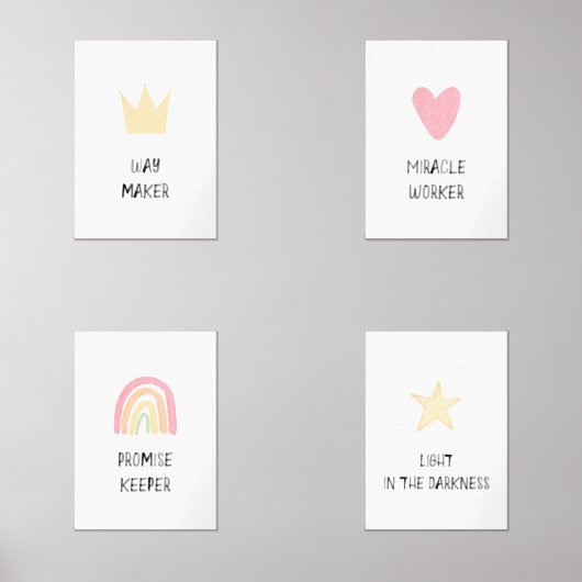 Pastel Way Maker Poster Set 4 (Vorderseite)