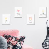 Pastel Way Maker Poster Set 4 (Wohnzimmer)