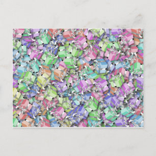 pastel Weihnachtsgeschenk Feiertagspostkarte