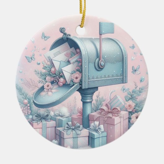 Pastel Weihnachtsschmuck Mailbox und Geschenke 2 (Vorne)