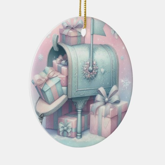 Pastel Weihnachtsschmuck Mailbox und Geschenke 7 (Rechts)