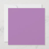 Pastel Weihnachtsschmuck Snowflakes Violett Karte (Rückseite)