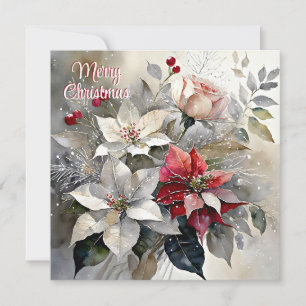 Pastel-Weihnachtsspray individuell Feiertagskarte