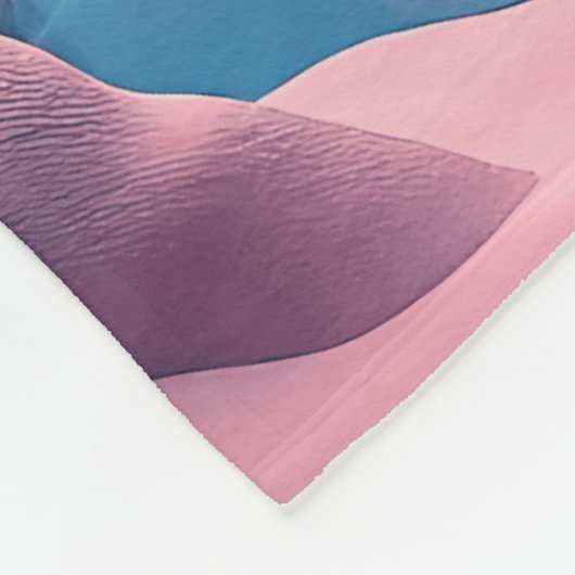 Pastel Whale in Floating Island Dreamscape Fleecedecke (Ecke)