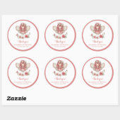 Pastel Whimsical Cute Fairy Girl Birthday Stickers (Blatt)