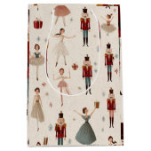 Pastel Whimsical Nutcracker & Princess Gift Bag Mittlere Geschenktüte (Vorderseite)